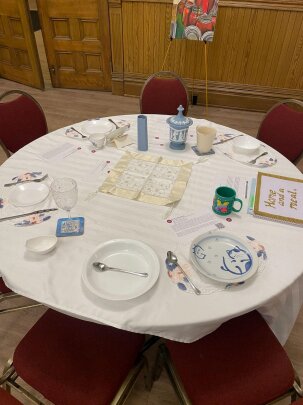 Dining room table display