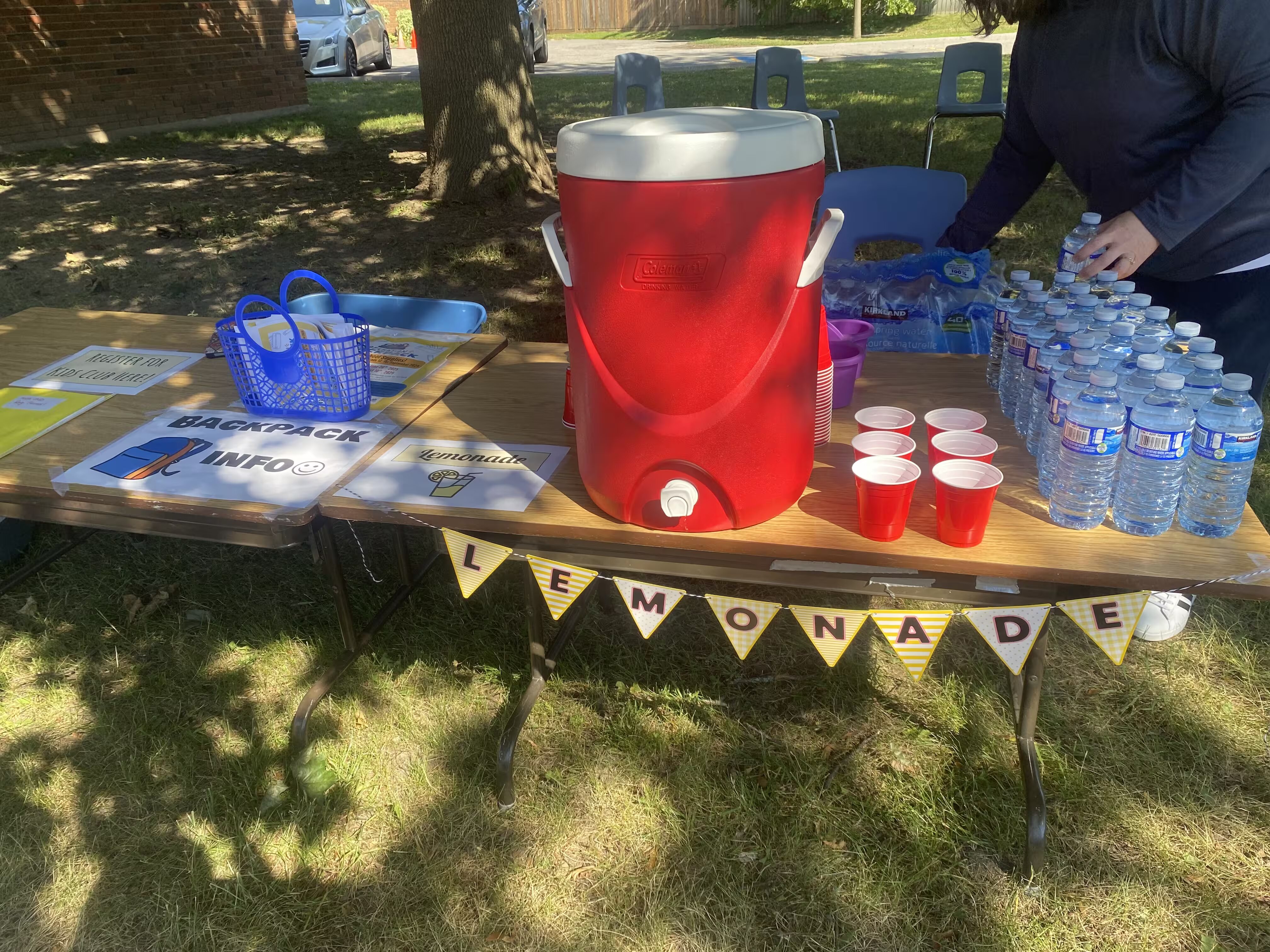 We also ran outdoor lemonade socials at the Foodbank